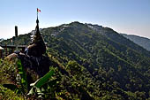 Myanmar - Kyaikhtiyo, along the trail following the ridge 